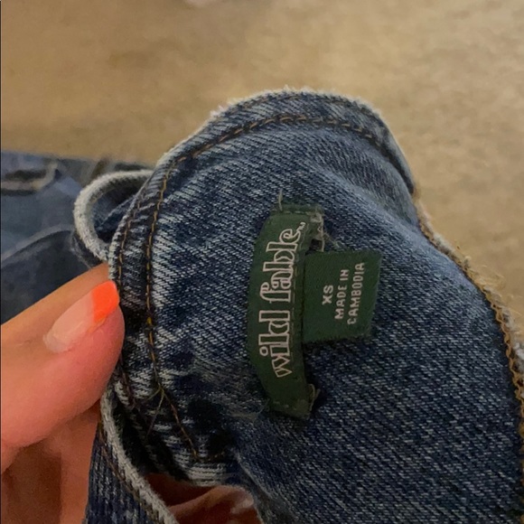 wild fable (target brand) denim zip up mini dress - Picture 4 of 4